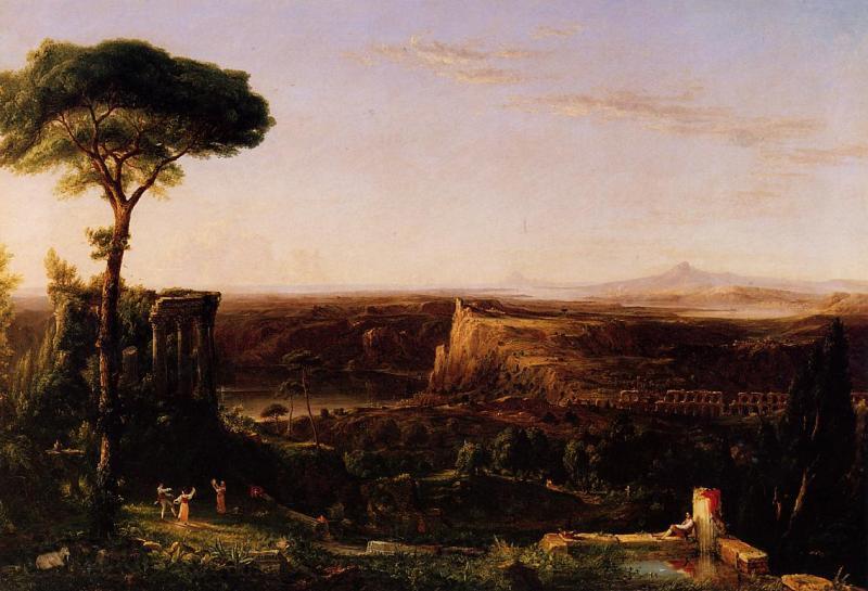 Thomas Cole Italian Scene, Composition Spain oil painting art
